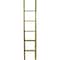 Ekena Millwork 15"W x 72"H x 3 1/2"D Vintage Farmhouse 5 Rung Ladder, Barnwood Decor Collection, Restoration Green DECR015X072X04LDRGR - alternate 2